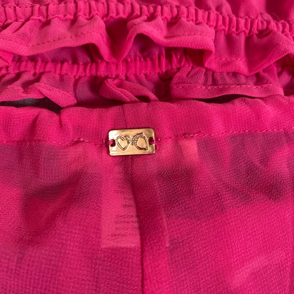 For Love and Lemons Lara Pink Sheer Skivvies Set (M) - Picture 7 of 12